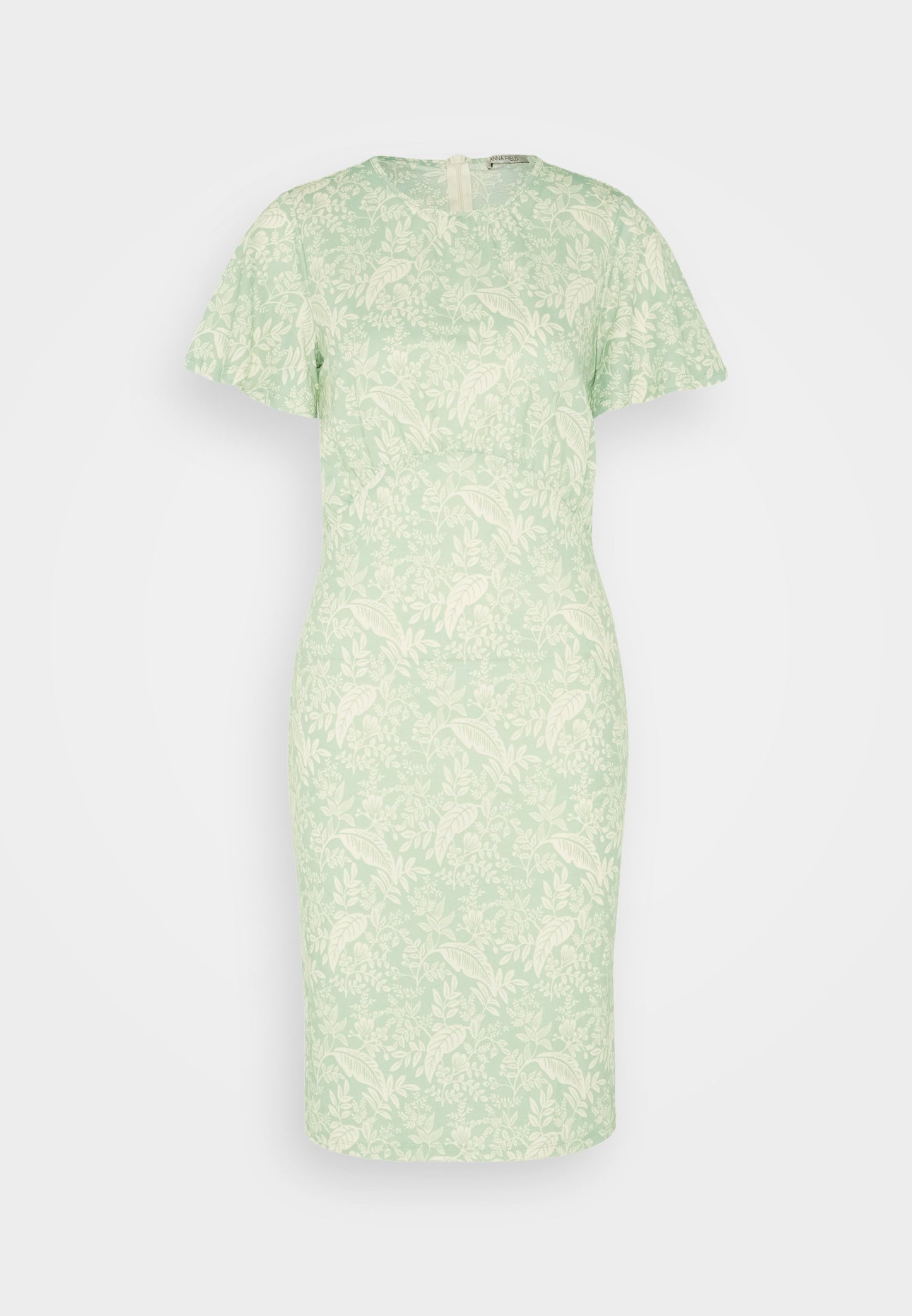 Anna Field Jersey Dress - Green/Light Green