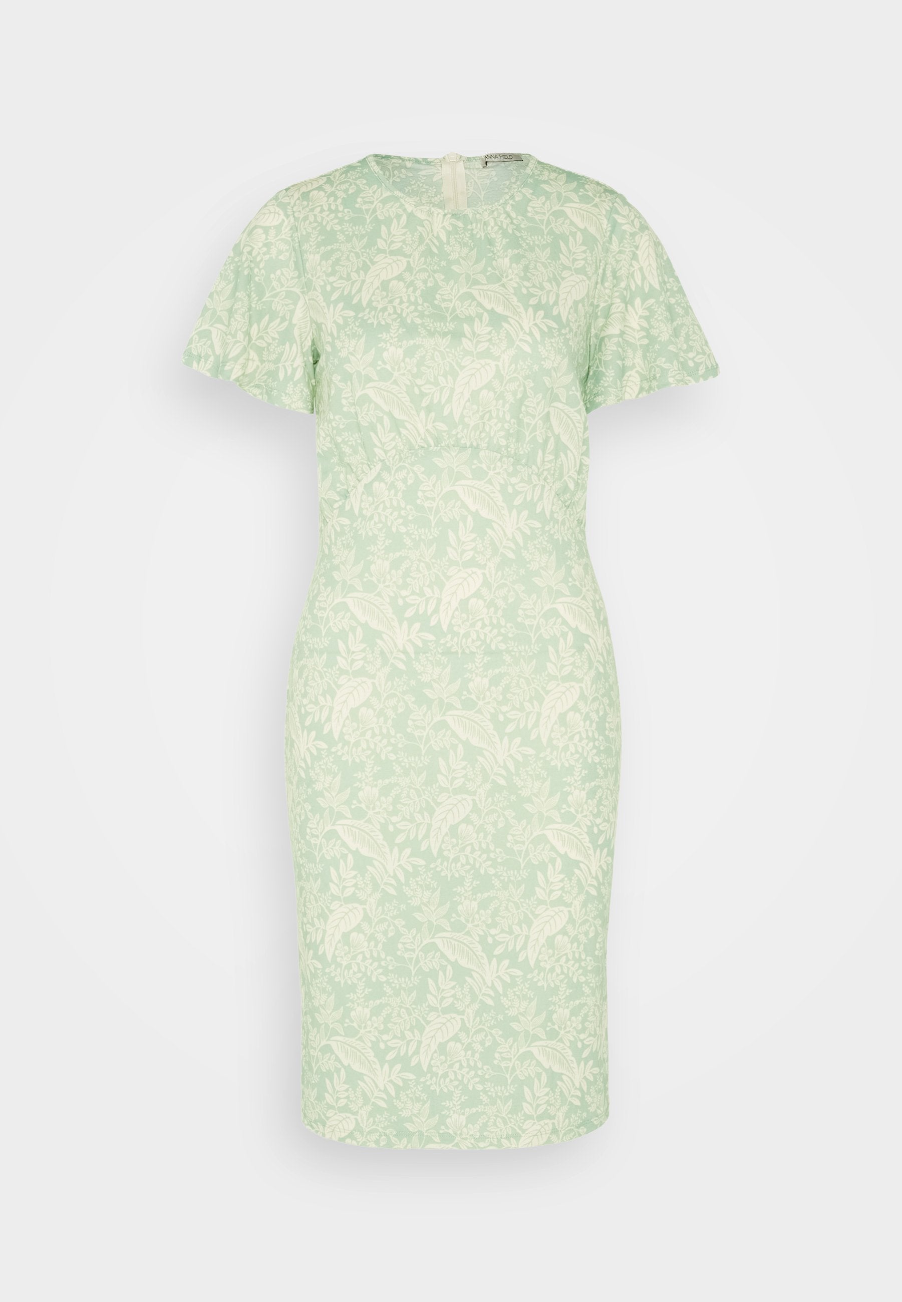 Anna Field Jersey Dress - Green/Light Green