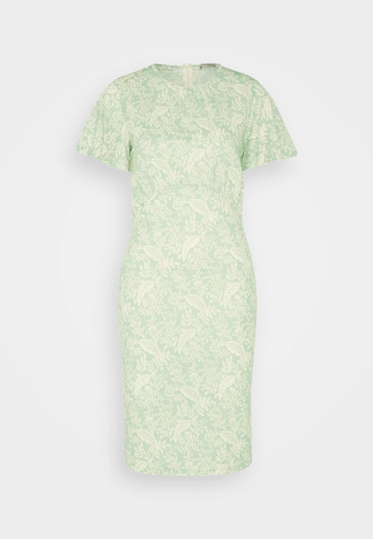 Anna Field Jersey Dress - Green/Light Green