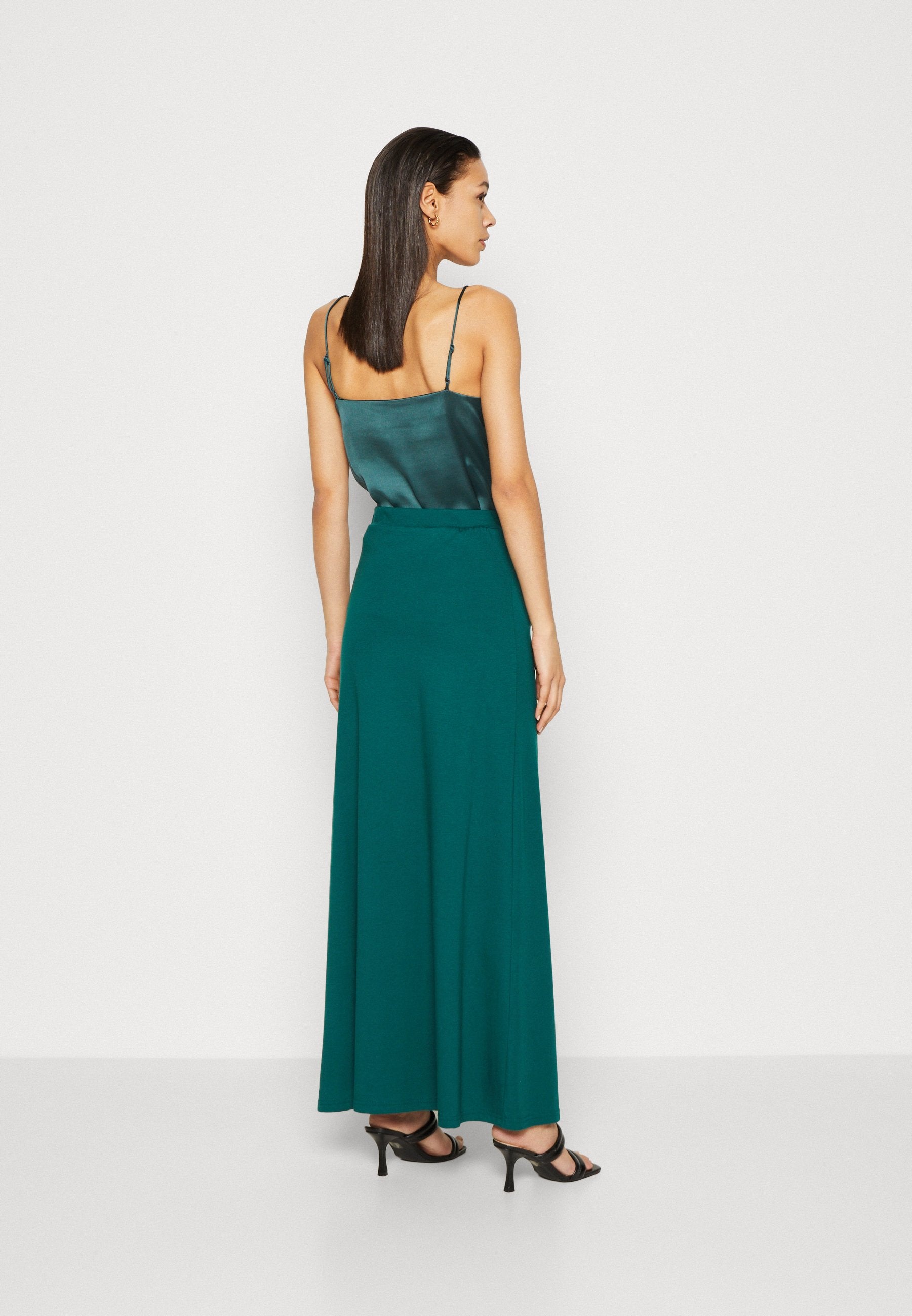 Anna Field Maxi Skirt - Dark Green