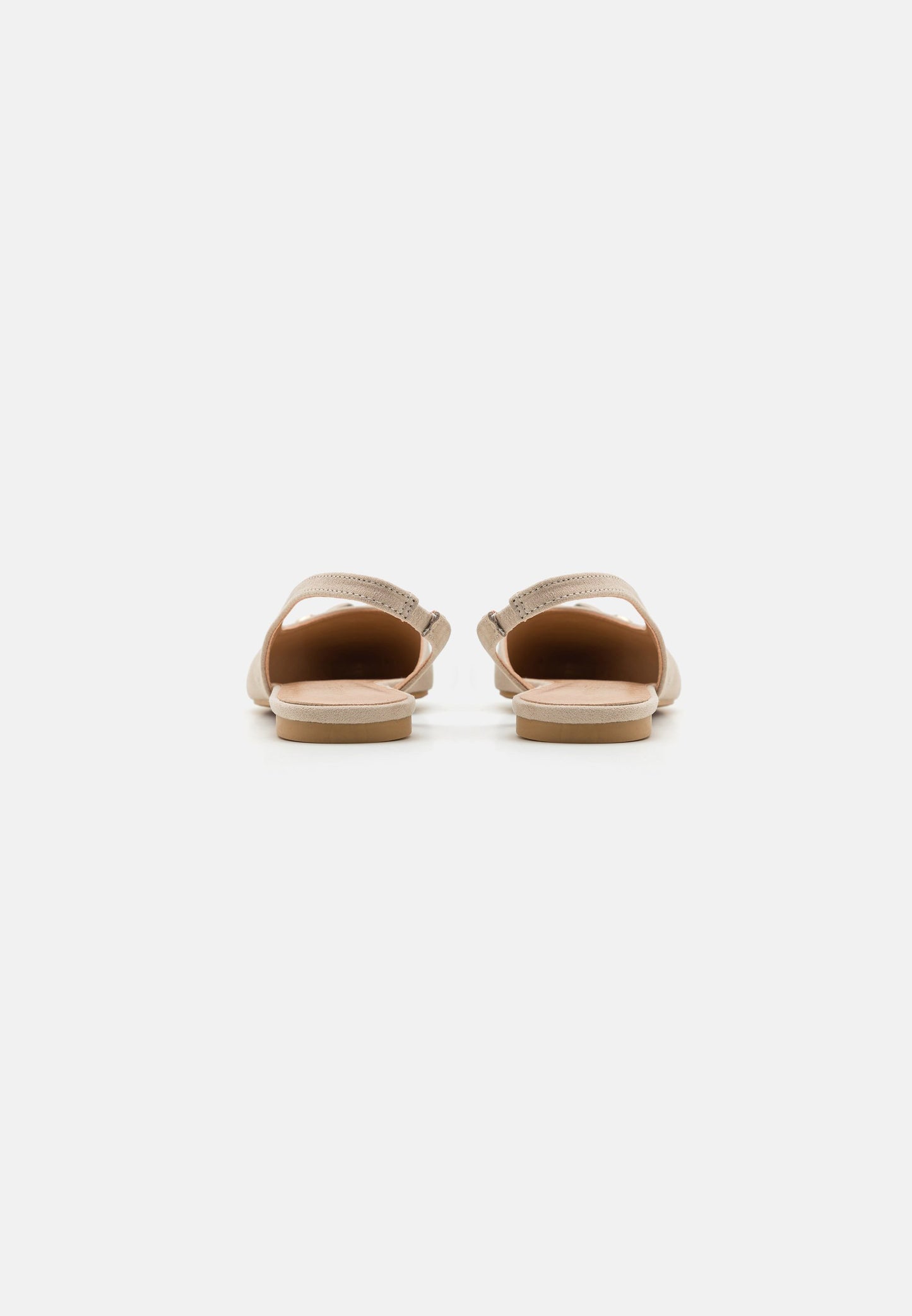 Anna Field Slingback Ballet Pumps - Beige