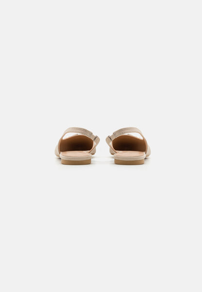 Anna Field Slingback Ballet Pumps - Beige