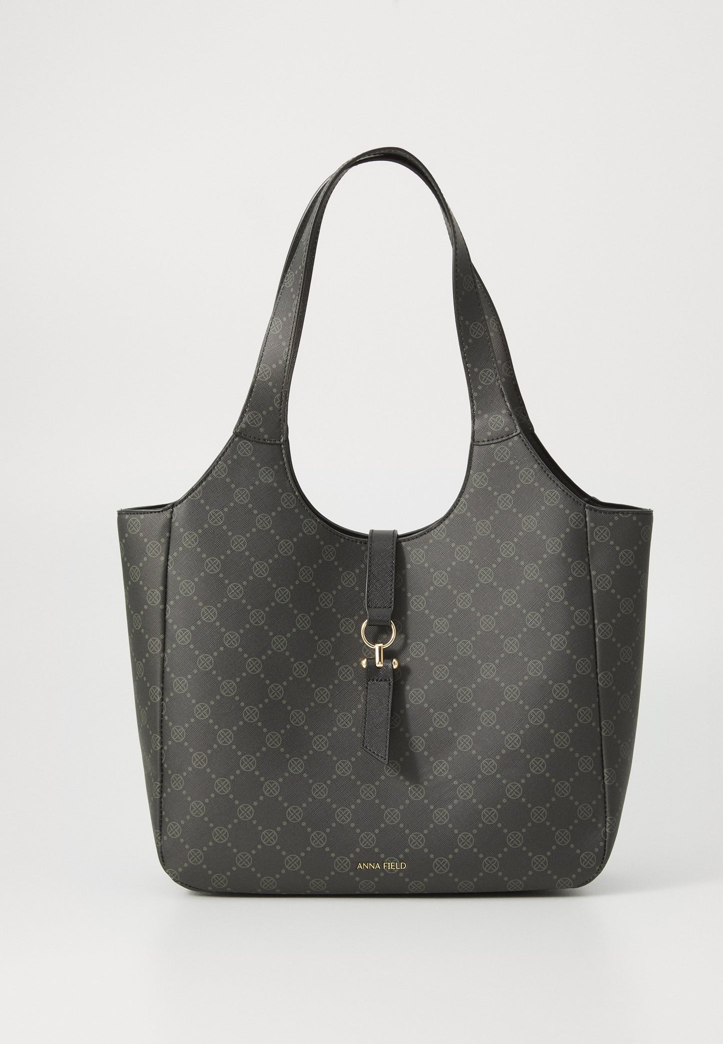 Anna Field Tote Bag - Black/grey