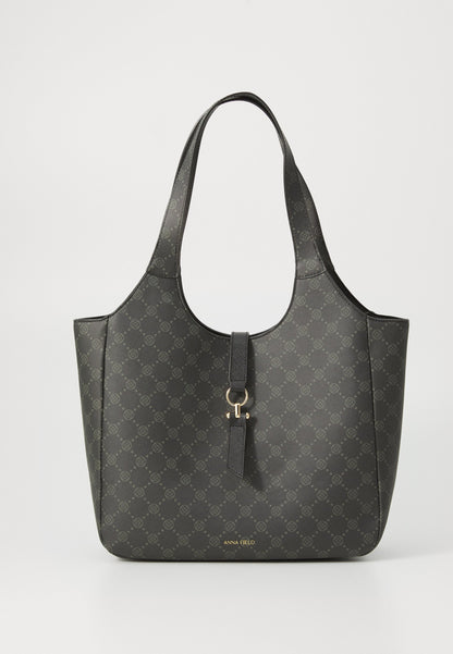 Anna Field Tote Bag - Black/grey