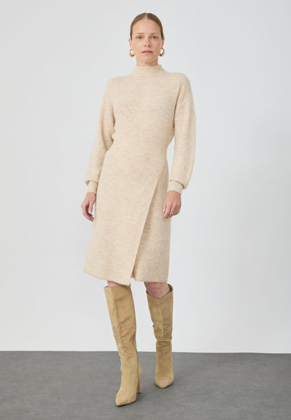 Anna Field Jumper Dress - Beige Melange