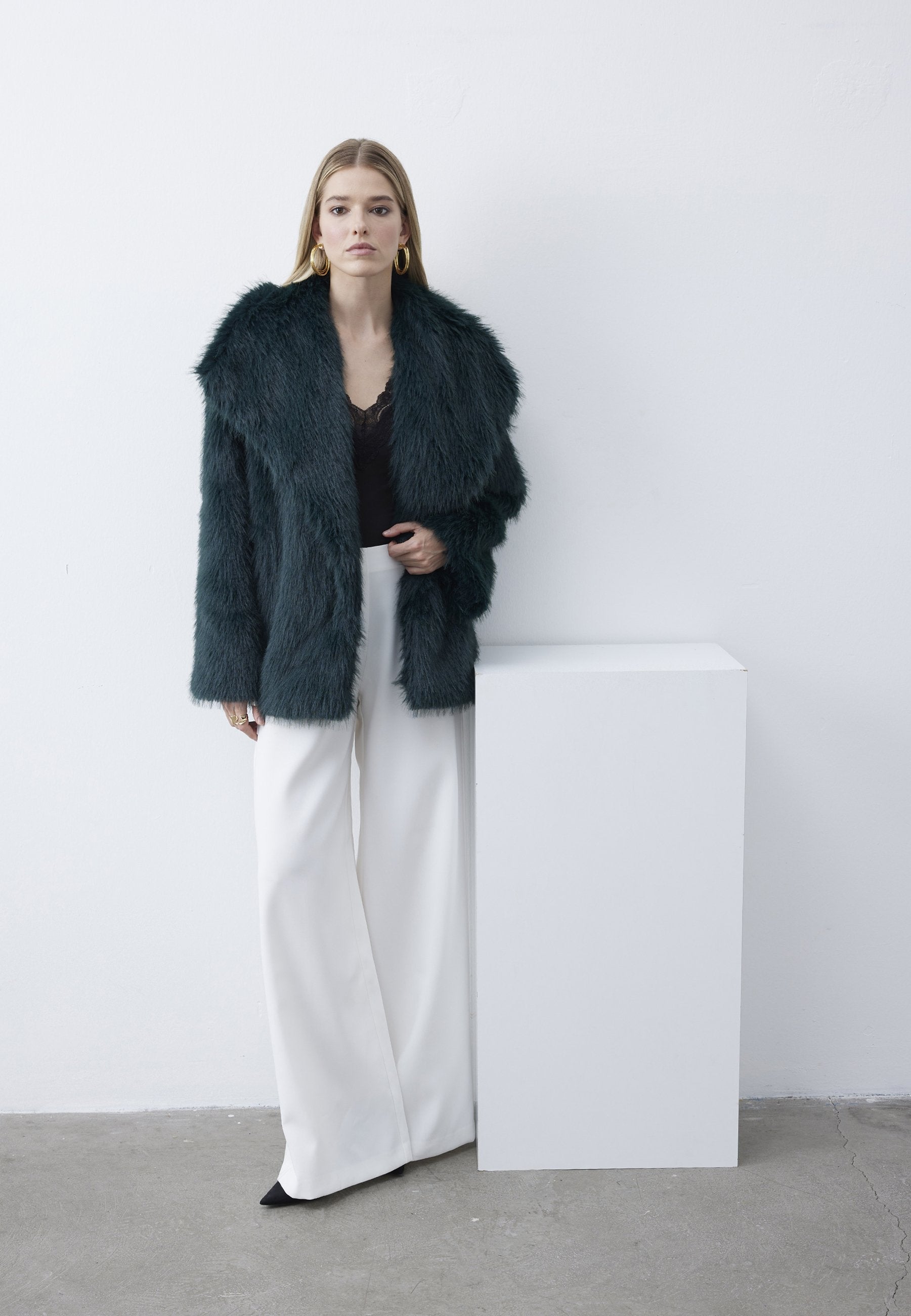 Anna Field Winter Coat - Dark Green