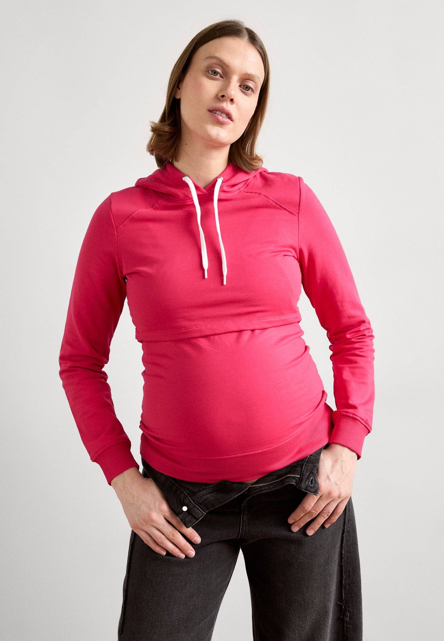  2 PACK - Hoodie - Black/pink