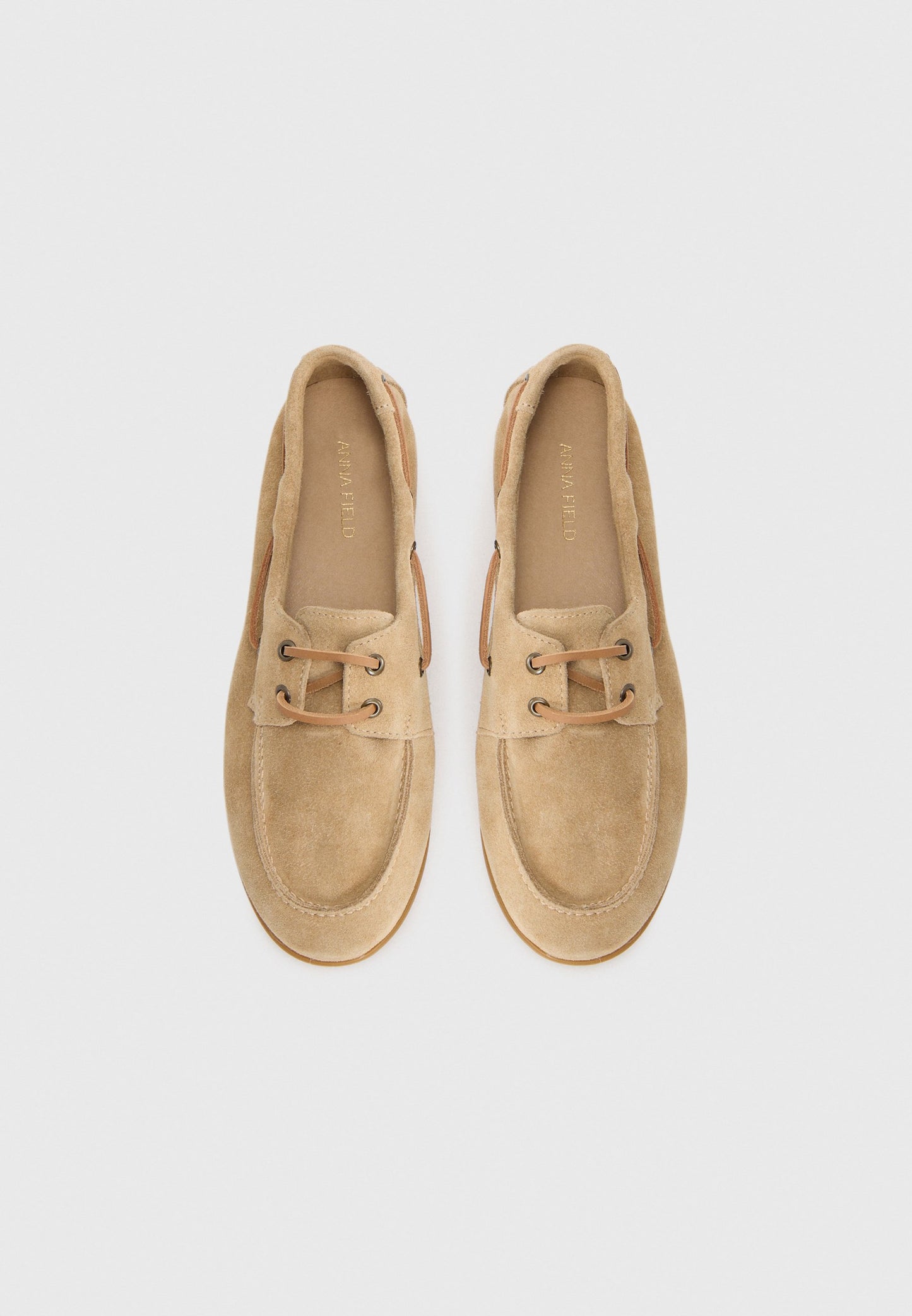 Anna Field LEATHER - Boat Shoes - Tan
