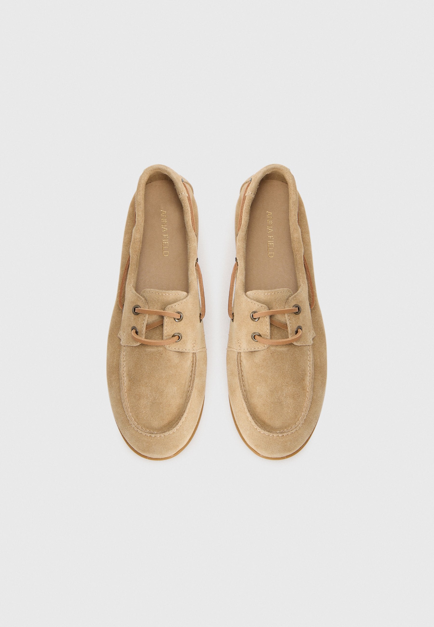 Anna Field LEATHER - Boat Shoes - Tan