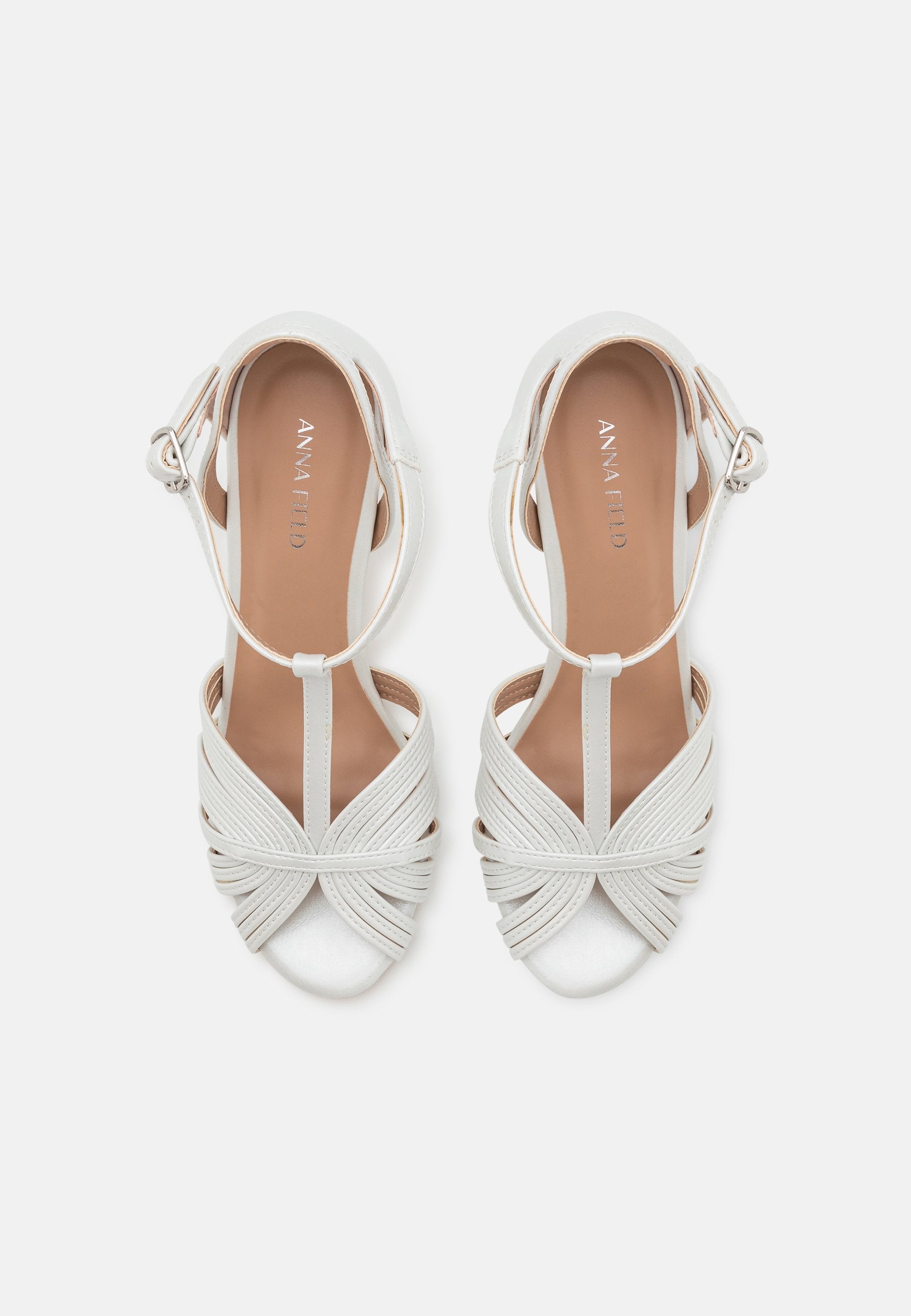 Anna Field High Heeled Sandals - Off-white