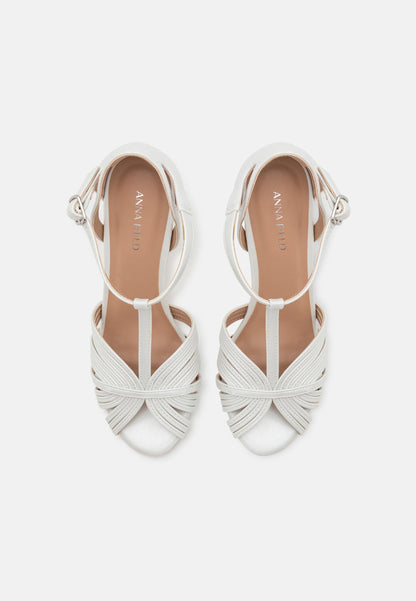 Anna Field High Heeled Sandals - Off-white