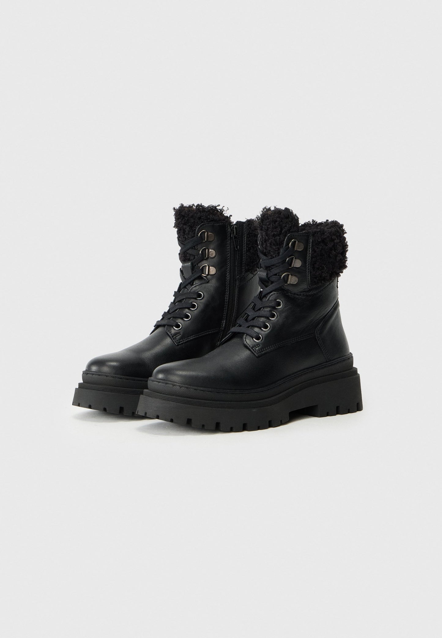 Anna Field LEATHER - Winter Boots - Black