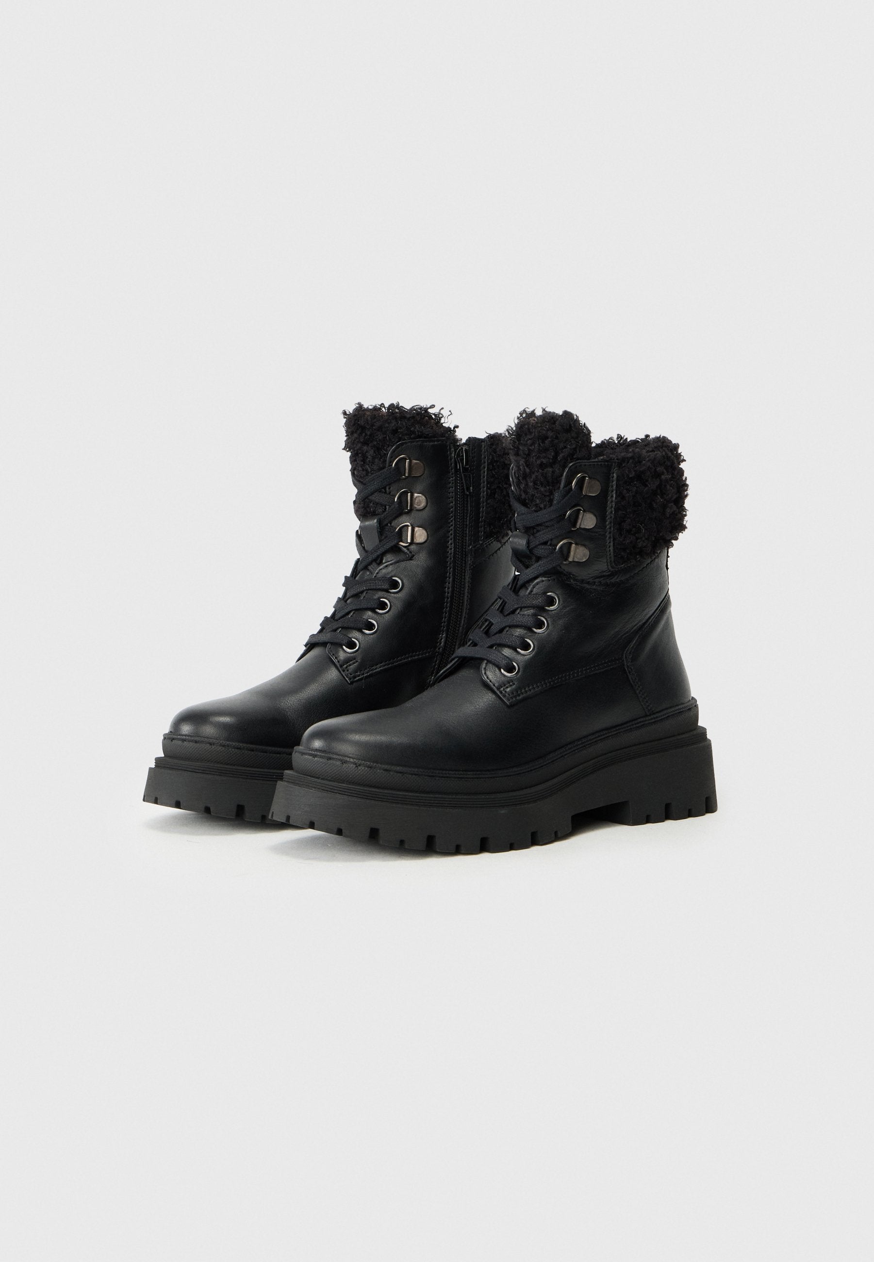Anna Field LEATHER - Winter Boots - Black