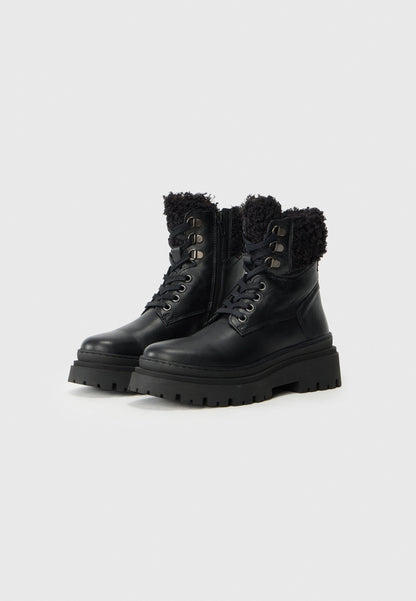 Anna Field LEATHER - Winter Boots - Black