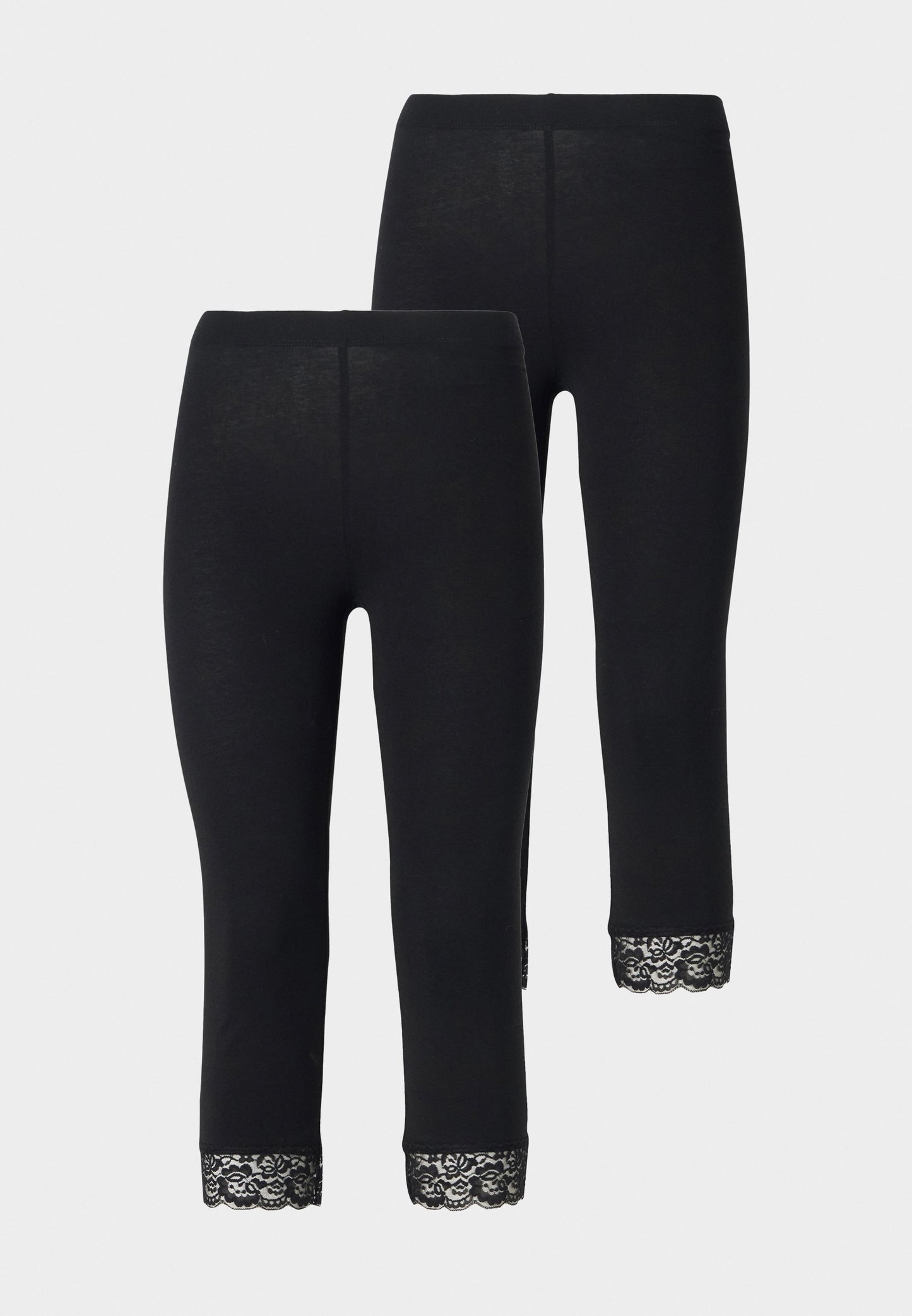 Anna Field 2 PACK - Leggings - Trousers - Black/white