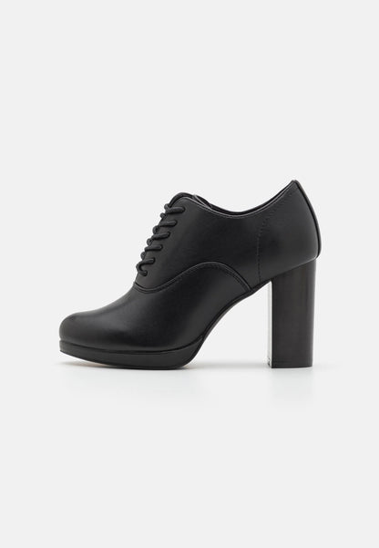 Anna Field High Heeled Ankle Boots - Cognac