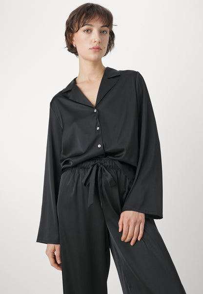 Anna Field WIDE LEG - Pyjama Set - Black