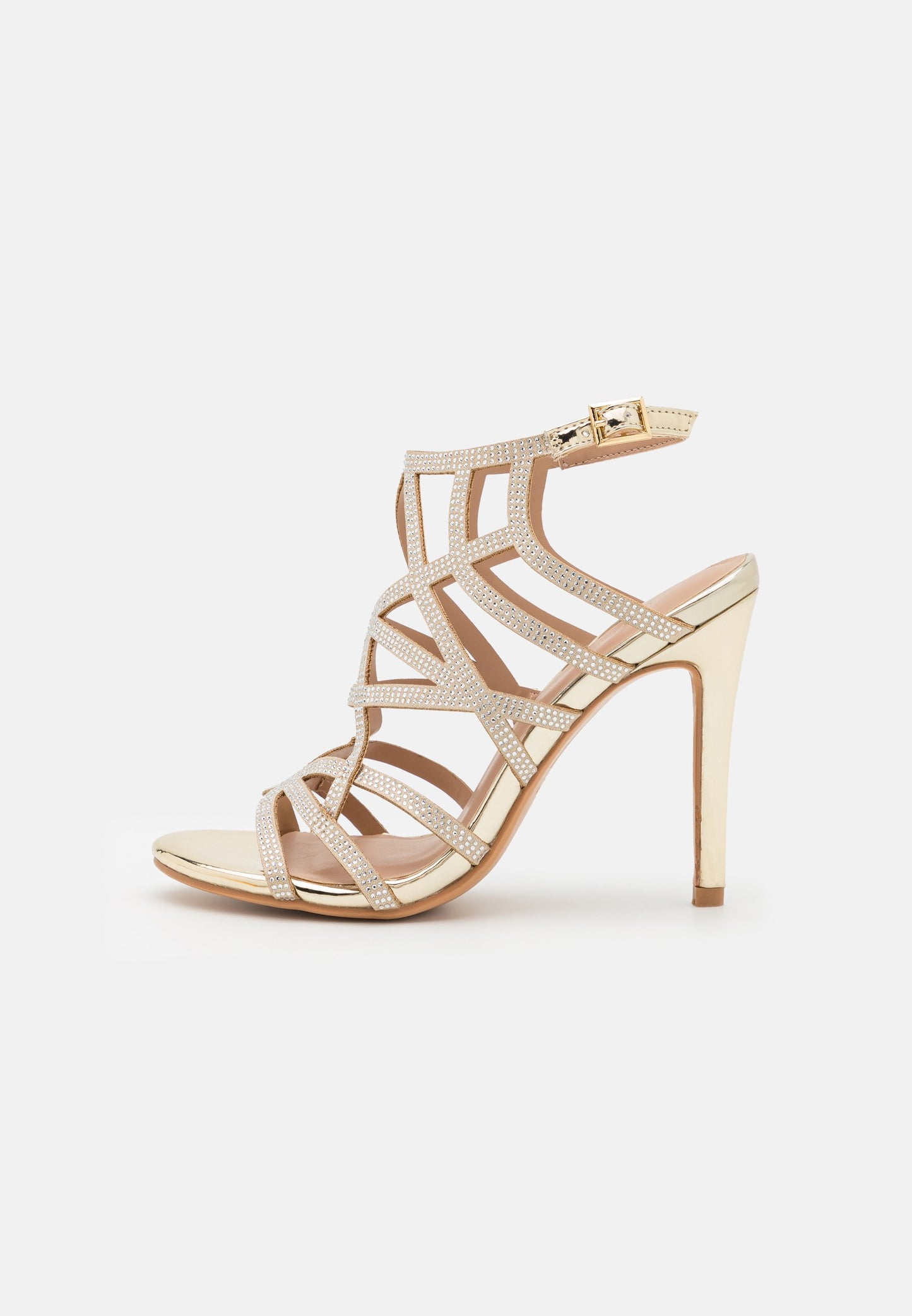 Anna Field High Heeled Sandals - Gold