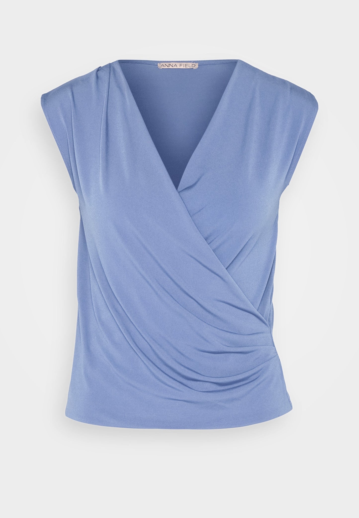 Anna Field Print T-Shirt - Blue-Grey