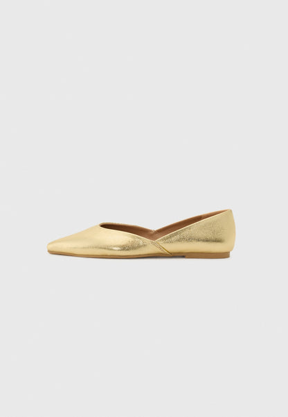 Anna Field Ballet Pumps - Gold-coloured
