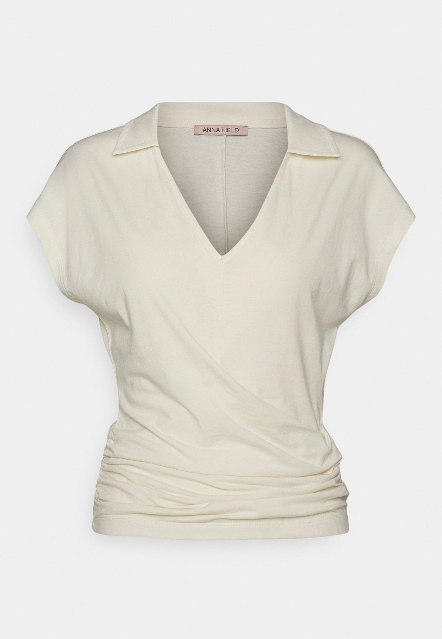 Anna Field Wrap Blouse- Blouse - Offwhite