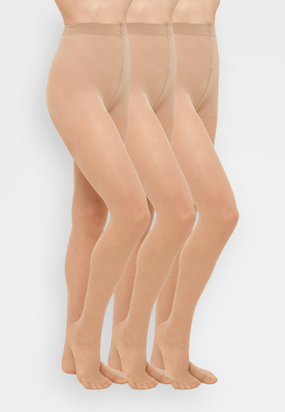Anna Field 3 PACK - Tights - Nude
