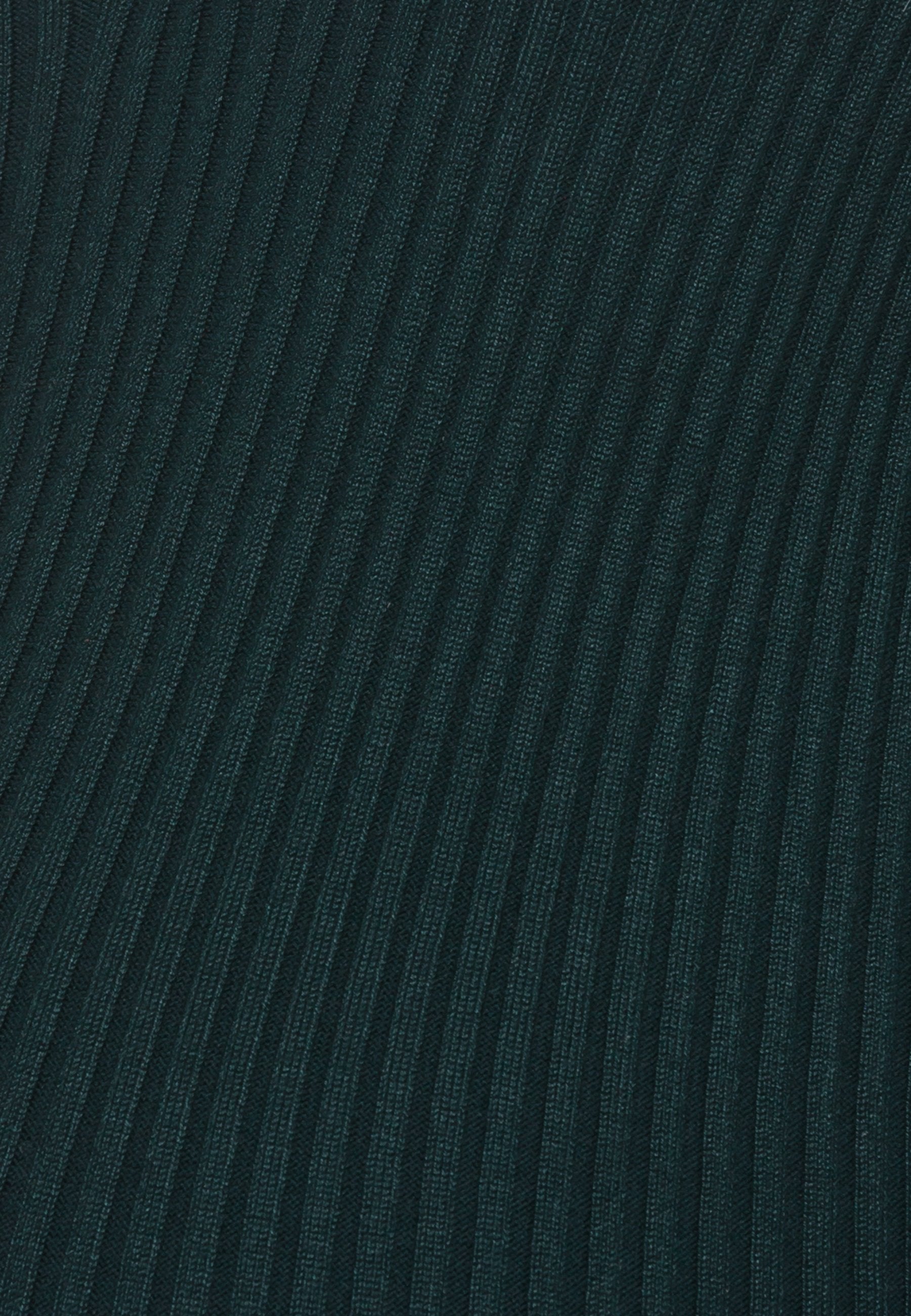  Polo V Ausschnitt Ripp Bodycon Mini Strickkleid - Shift Dress - Green