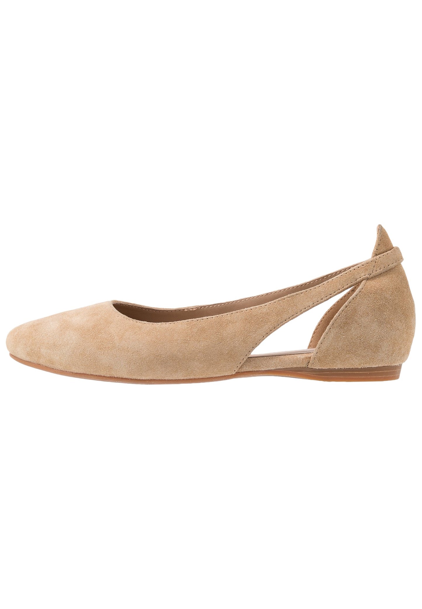  Leather- Ballet Pumps - Beige