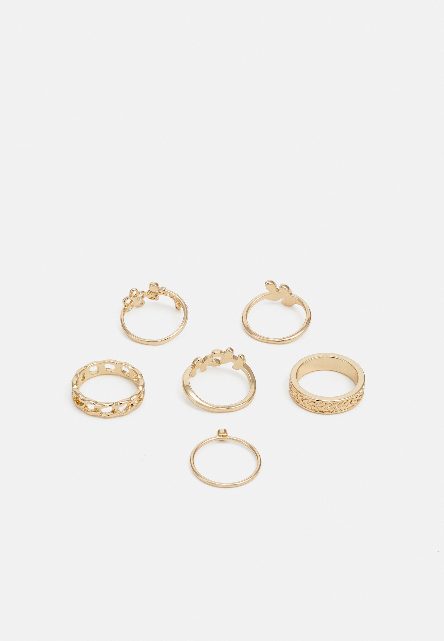 Anna Field 6 PACK - Ring - Gold-coloured