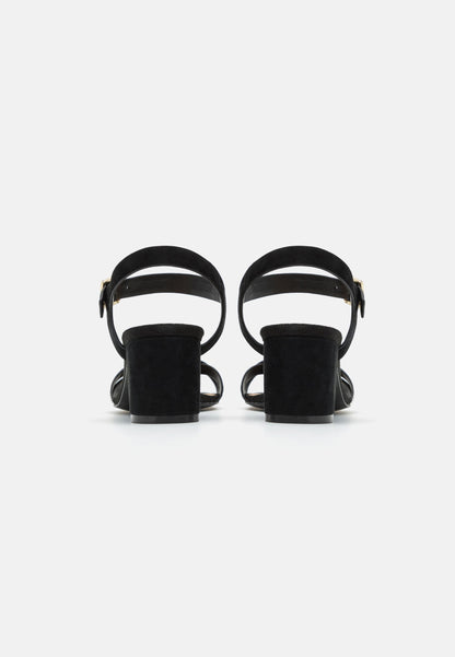 Anna Field LEATHER - Sandals - Black