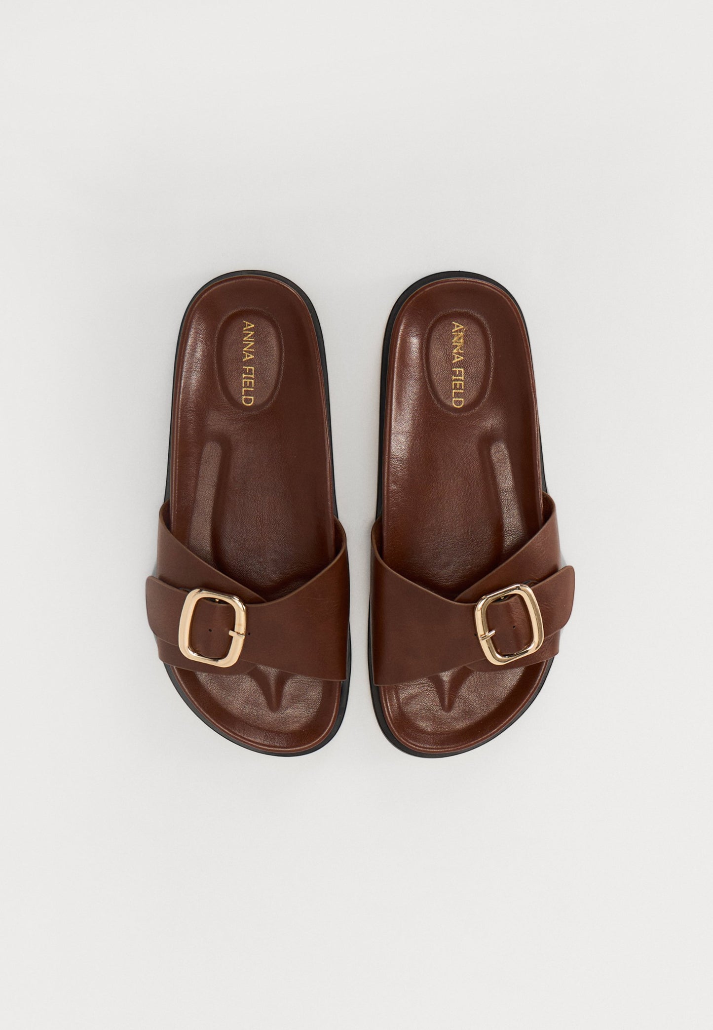 Anna Field GRIMM - Slippers - Cognac