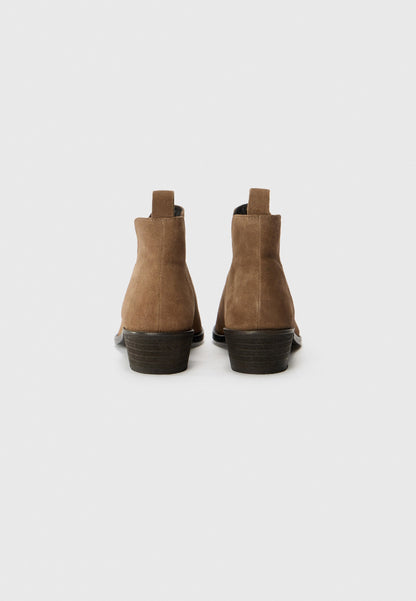 Anna Field LEATHER - Cowboy/biker Ankle Boot - Taupe