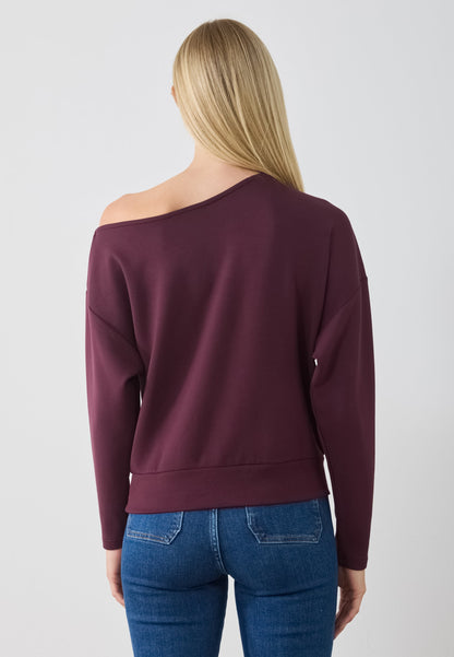 Anna Field SOFT TOUCH - Sweatshirt - Winetasting