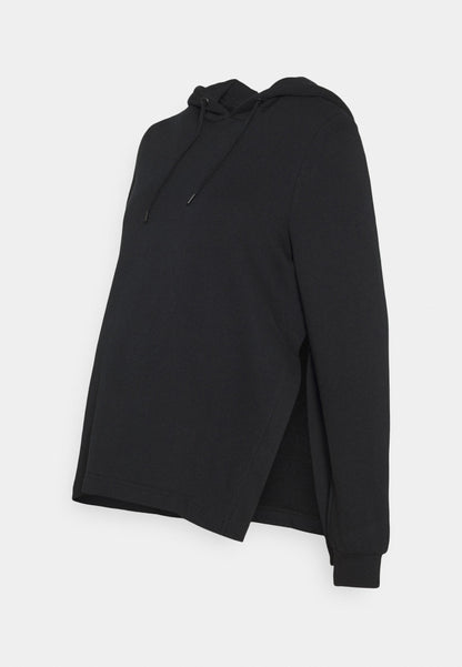  Nursing Hoodie With Slit - Hoodie - Black