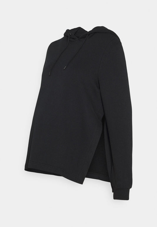  Nursing Hoodie With Slit - Hoodie - Black