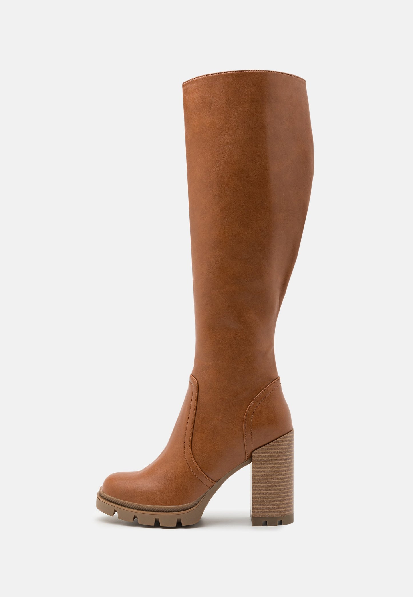 Anna Field High Heeled Boots - Cognac