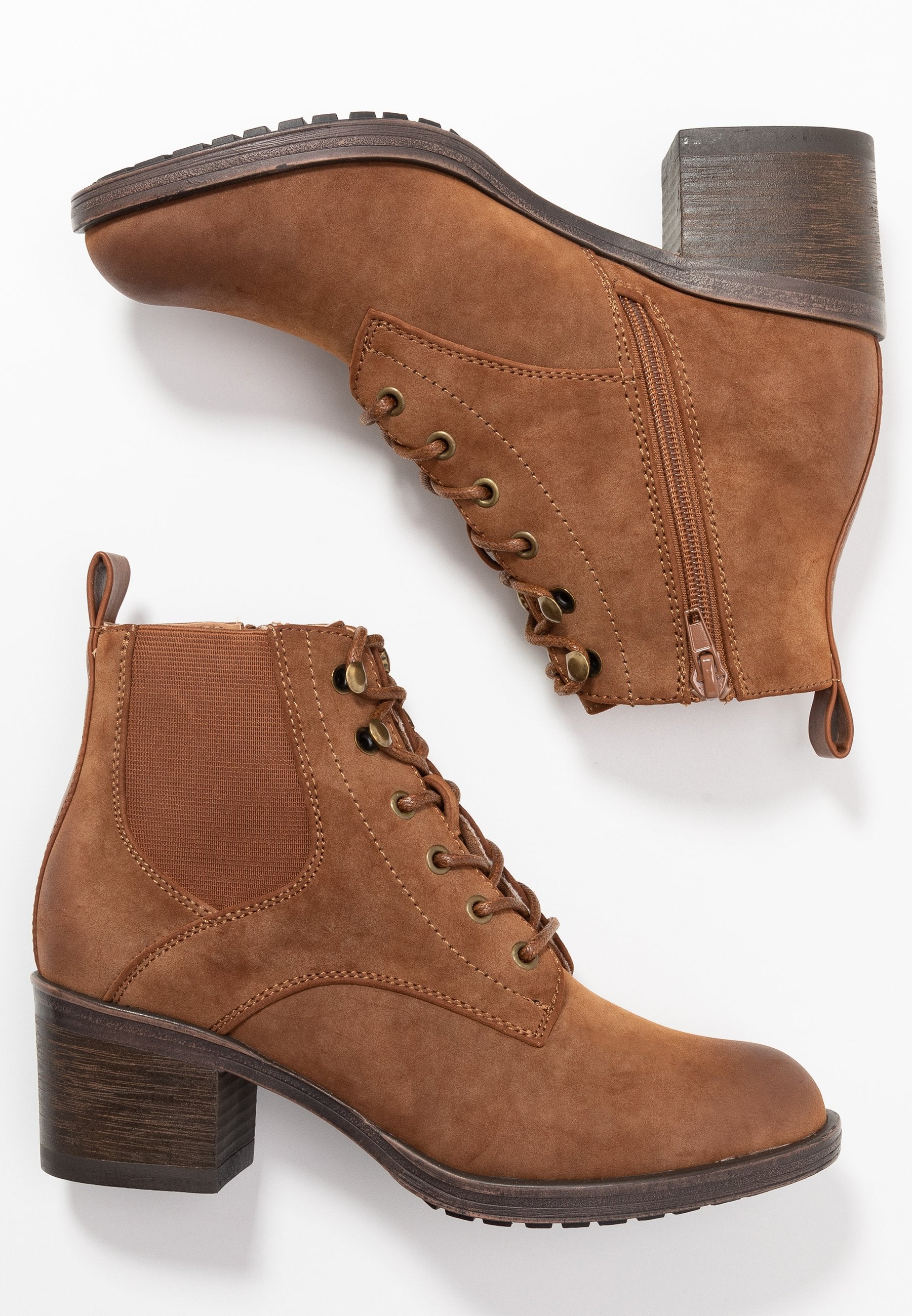 Anna Field Ankle Boots - Cognac