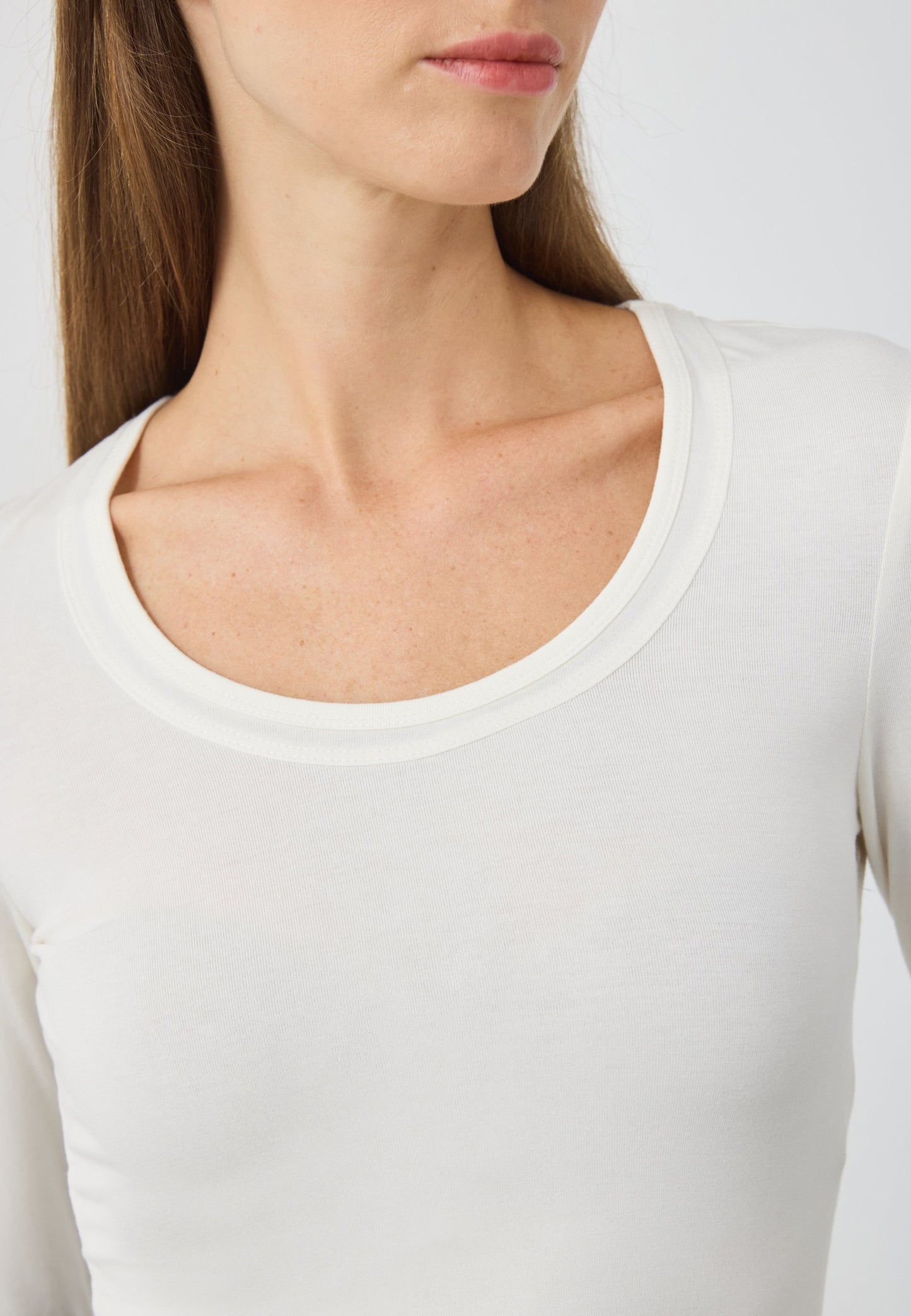 Anna Field 3 PACK - Long Sleeved Top - Egret, Trooper & Black