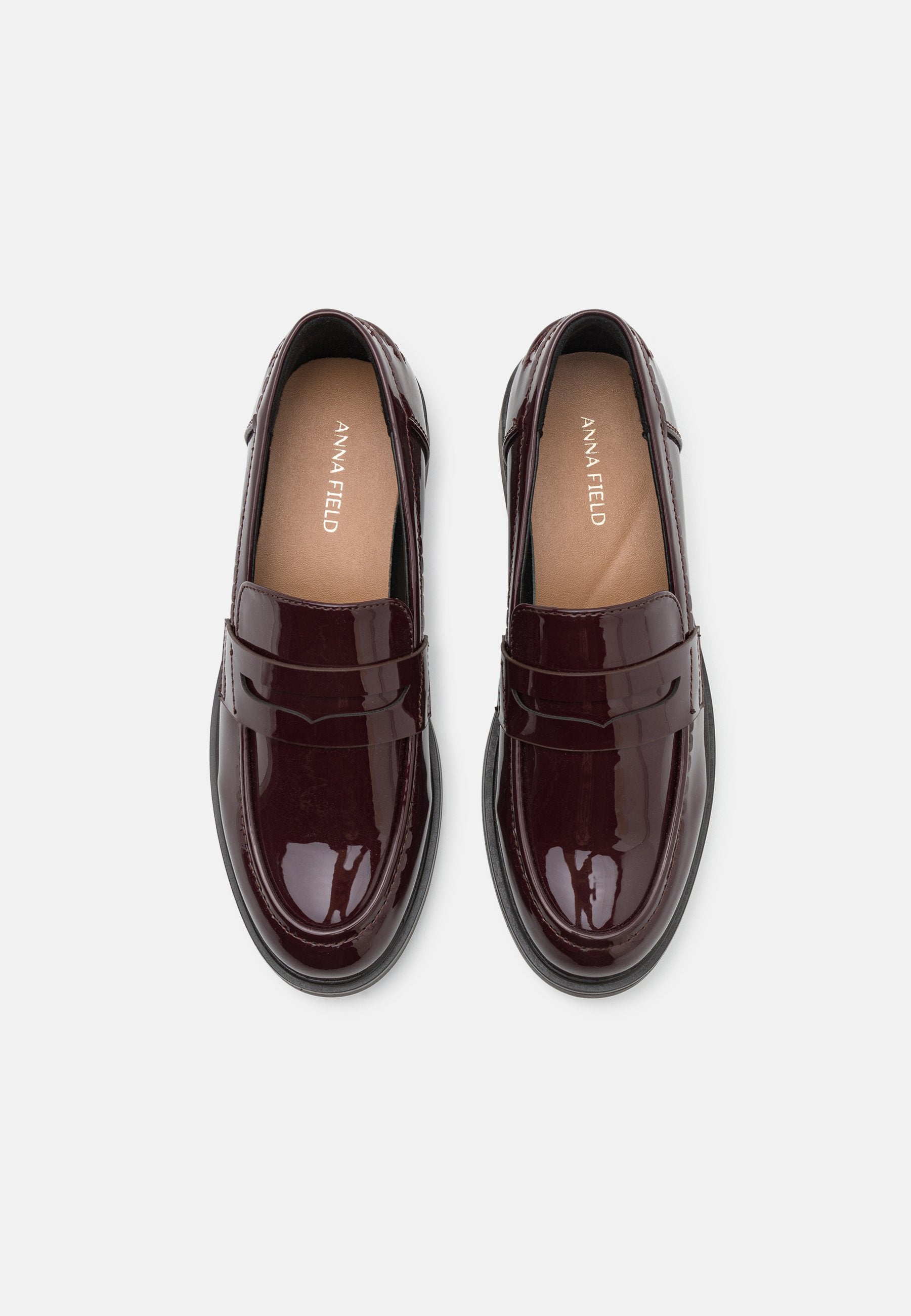 Anna Field Slip-ons - Bordeaux