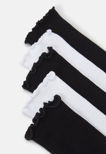 Anna Field 5 PACK - Socks - Black/white