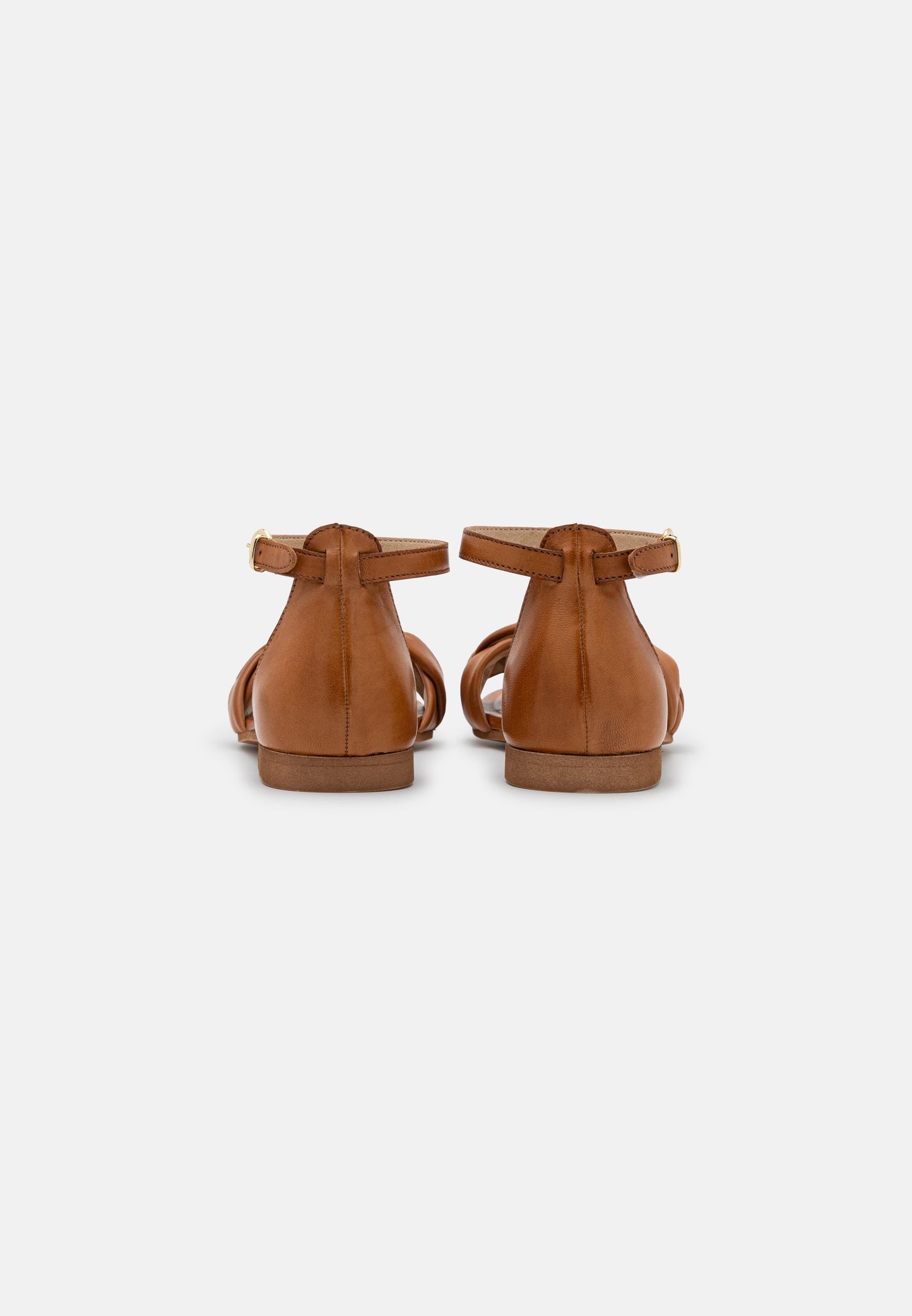  Leather - Sandals - Cognac