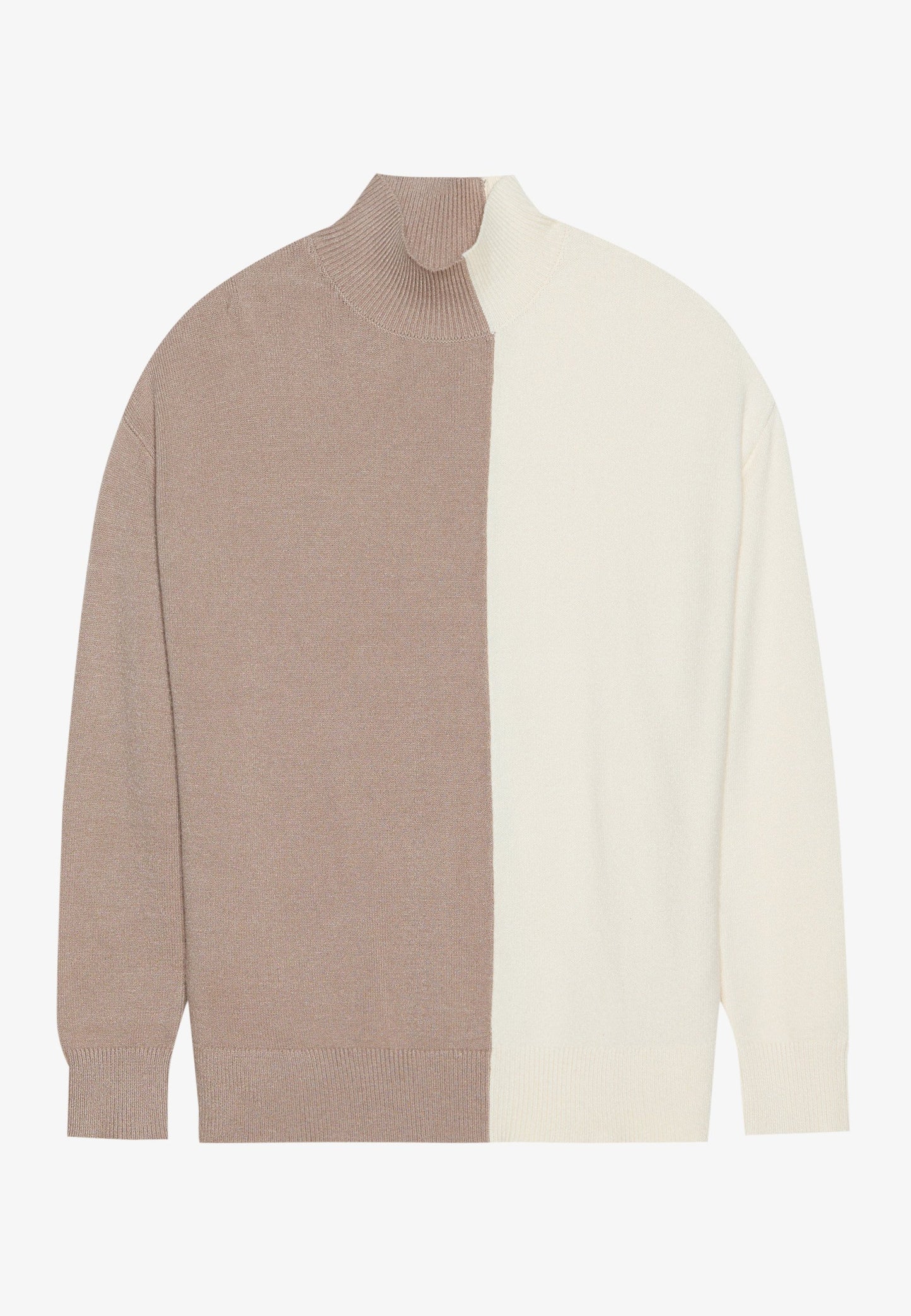 Anna Field Jumper - Off-white/taupe