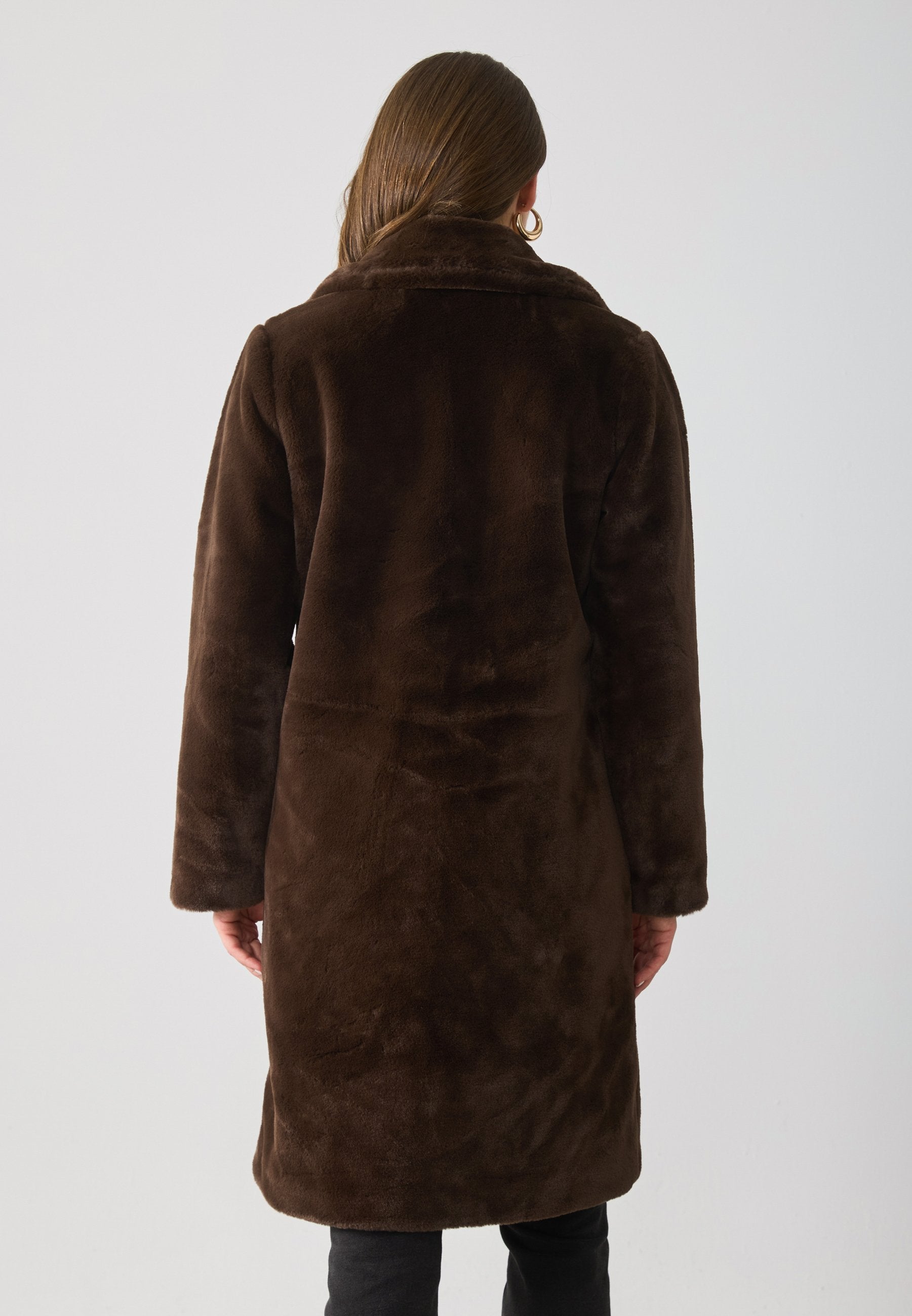 Anna Field Winter Coat - Dark Brown