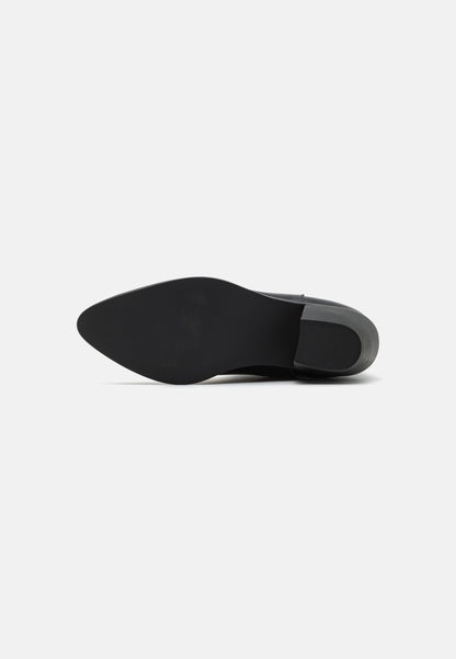 Anna Field Cowboy/Biker Boots - Black