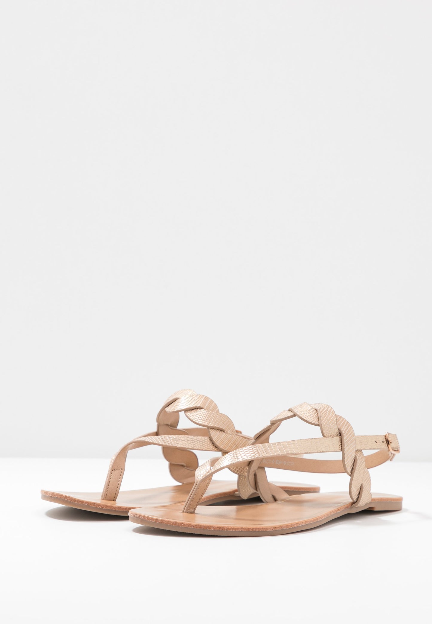  T-Bar Sandals - Rose-Gold