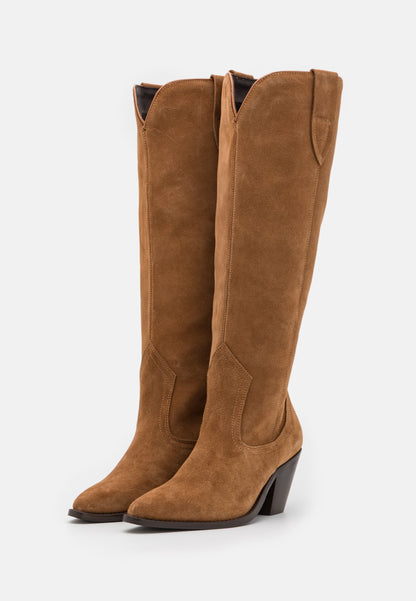 Anna Field Leather - Cowboy/Biker Boots - Cognac