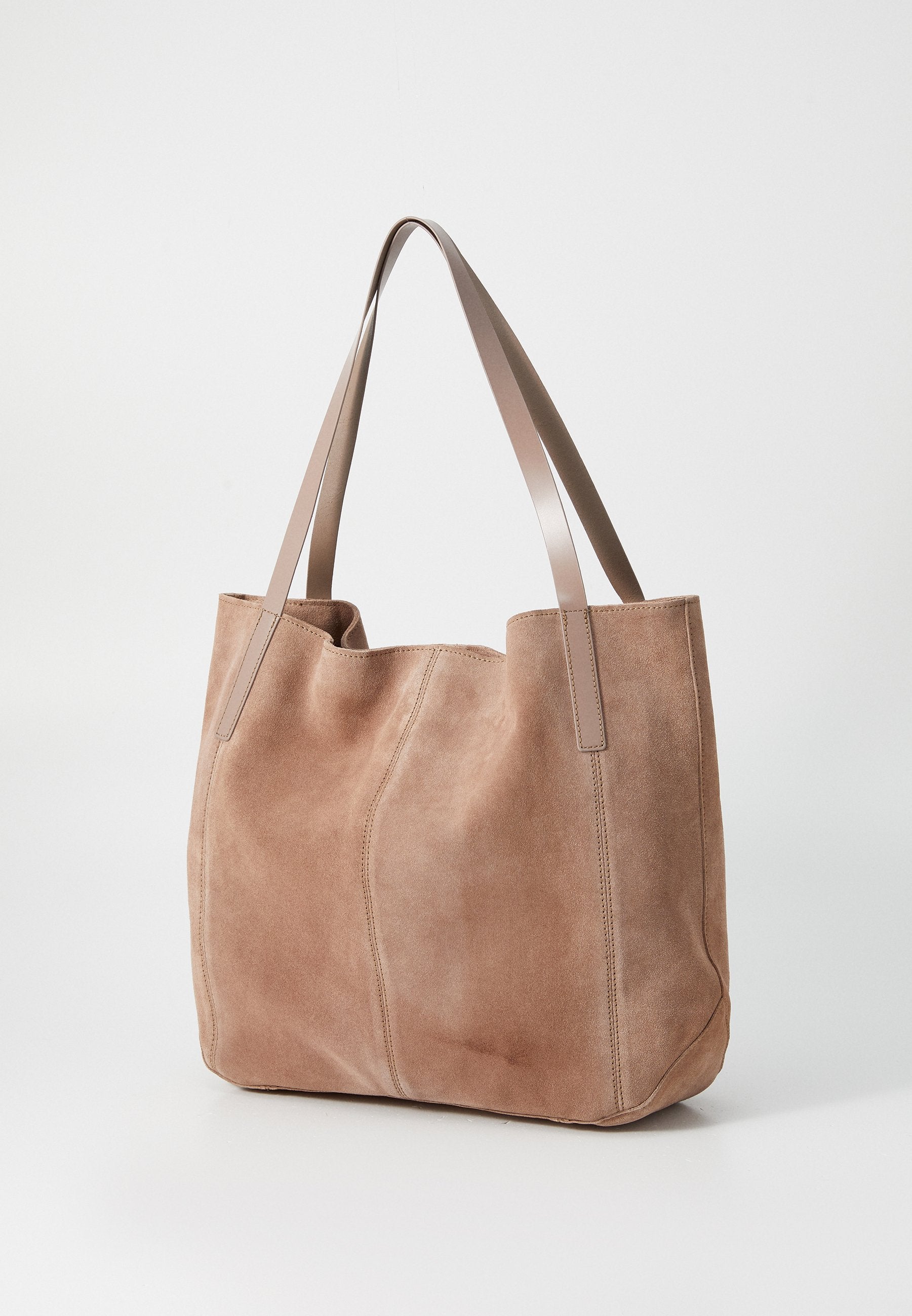 Anna Field LEATHER - Tote Bag - Taupe
