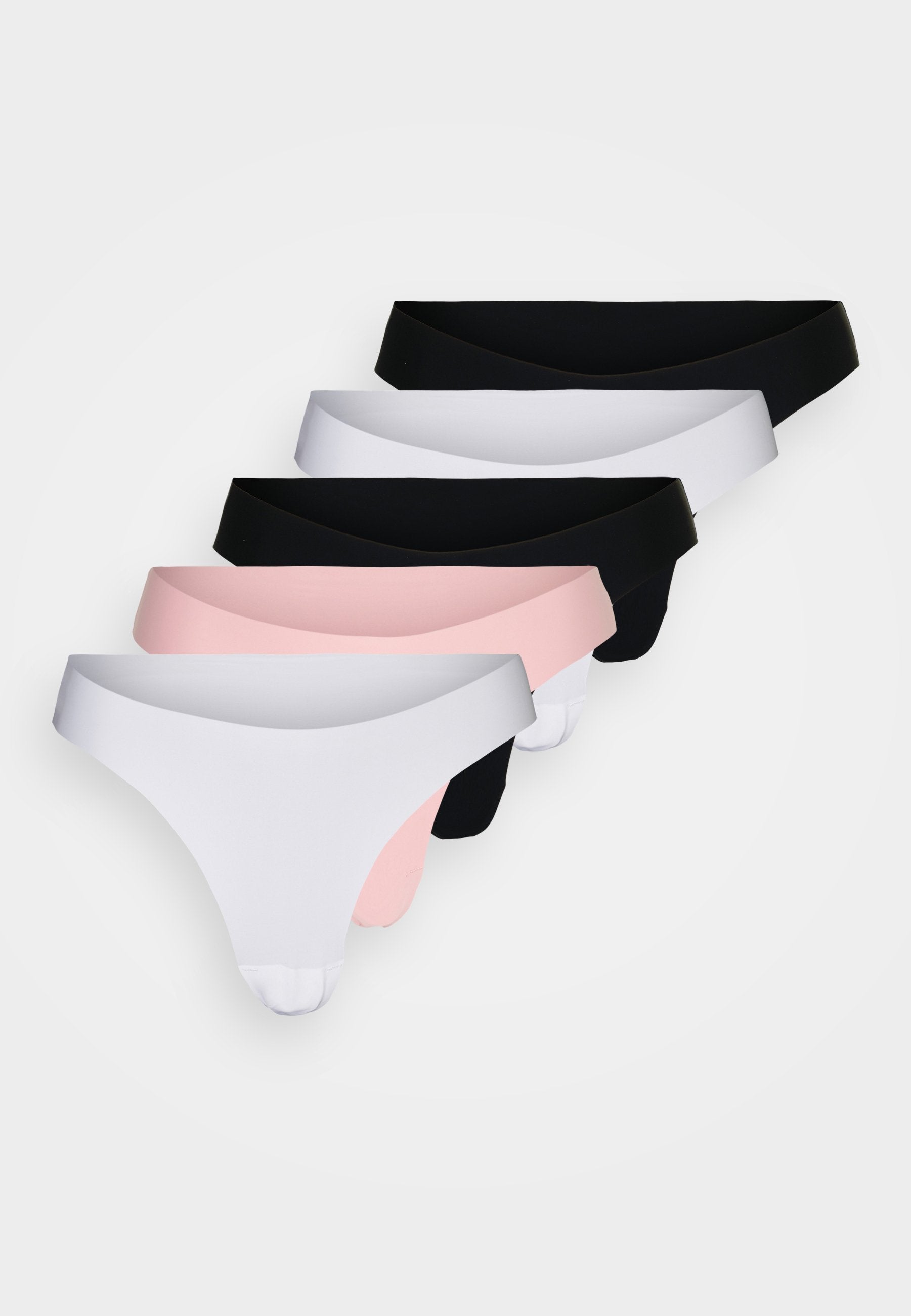 Anna Field Ahser 5 Pack Brief - Briefs - 402 - Pink_001 - White_802 - Black