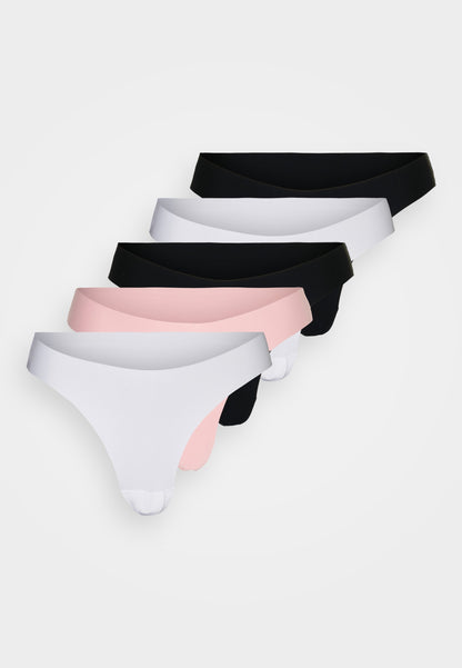 Anna Field Ahser 5 Pack Brief - Briefs - 402 - Pink_001 - White_802 - Black