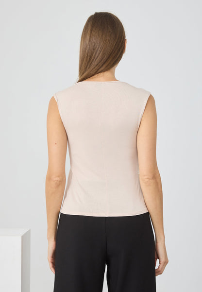 Anna Field Top - Champaigne